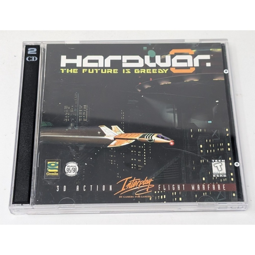 Hardwar The Future is Greedy PC 1998 CD-ROM Windows Video Game Interplay